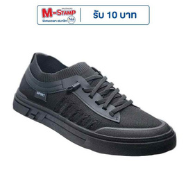 DAZZLING รองเท้าผ้าใบชาย slip-on men's casual DZ-H2-BK - DAZZLING, แฟชั่น