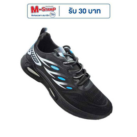 DAZZLING รองเท้าผ้าใบชายsoft-soled hiking shoes WHM-k33-BK - DAZZLING, รองเท้า
