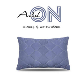 DD Bedding หมอนหนุน รุ่น Add On 18นิ้วx28นิ้ว มีซิป สีฟ้าคราม - DD Bedding, DD Bedding