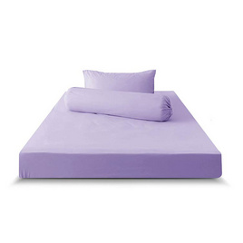 DD ชุดผ้าปูที่นอน รุ่น Soft Touch ขนาด 3.5 ฟุต สีม่วง (3 ชิ้น) - DD Bedding, ชุดผ้าปูที่นอนพร้อมผ้านวม