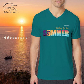 DELON เสื้อยืด พิมพ์ SUMMER รุ่น AT53165 - DELON, แฟชั่นผู้หญิง