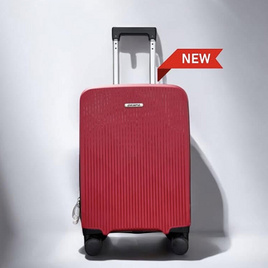 DENPA กระเป๋าเดินทางล้อลาก PP 2tone color แดง+ดำ - Denpa, กระเป๋าและกระเป๋าเดินทาง