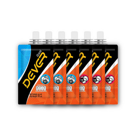 DEVER Energy gel set เครื่องดื่มแบบเจล 100 มล. รสผลไม้รวม 3ซอง และรสลิ้นจี่ 3ซอง (รวม6ซอง) - Dever, Dever