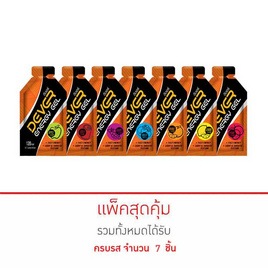 DEVER Energy gel set 40มล.โคล่า แอปเปิ้ล ผลไม้รวม ลิ้นจี่ ส้ม เลม่อน และองุ่น (รวม7ซอง) - Dever, อาหารเสริมหลังการออกกำลังกายเพื่อฟื้นฟู