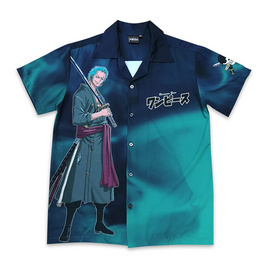 DEXTREME เสื้อเชิ๊ต Hawaii shirt One Piece Zoro - DEXTREME, เสื้อเชิ้ต