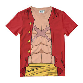 DEXTREME เสื้อยืดวันพีช One Piece Cosplay Luffy - DEXTREME, เสื้อผ้าและเครื่องประดับ