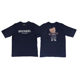 DISCOUNT OUTLET เสื้อยืดลาย MICHAEL ทรง OVER SIZE - DISCOUNT OUTLET, เสื้อผ้า