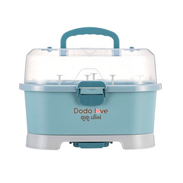 DODOLOVE กล่องเก็บขวดนมอเนกประสงค์ ตัวฝาปิดป้องกันฝุ่นละออง สีฟ้า - DODOLOVE, อุปกรณ์จัดเก็บ/ที่คว่ำขวดนม