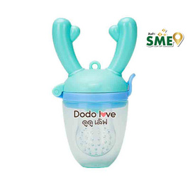 DODOLOVE จุกซิลิโคนดูดผักผลไม้ ที่จับทรงเขากวาง สีเขียว - DODOLOVE, จุกนมหลอก จุกนม