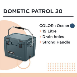 DOMETIC PATR20 PATROL ICEBOX ถังเก็บความเย็น ขนาด 19 ลิตร - Dometic, การเดินป่า