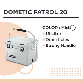 DOMETIC PATR20 PATROL ICEBOX ถังเก็บความเย็น ขนาด 19 ลิตร - Dometic, การเดินป่า