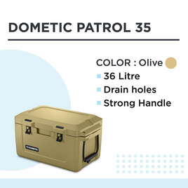 DOMETIC PATR35 PATROL ICEBOX ถังเก็บความเย็น ขนาด 36 ลิตร - Dometic, การเดินป่า