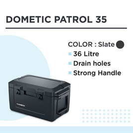 DOMETIC PATR35 PATROL ICEBOX ถังเก็บความเย็น ขนาด 36 ลิตร - Dometic, การเดินป่า