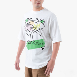 DOSH MENS OVERSIZED T HIRTS PINK PANTHER เสื้อยืดโอเวอร์ไซส์ 9DPPMT5023 - DOSH, เสื้อผ้าและเครื่องประดับ