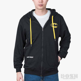 DOSH MEN JACKET HOODIE BATMAN เสื้อแจ็คเก็ตฮู้ด รุ่น DBMJ5024 - DOSH, แฟชั่นผู้ชาย