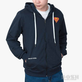 DOSH MEN JACKET HOODIE SUPERMAN เสื้อแจ็คเก็ตฮู้ด รุ่น DSMJ5012 - DOSH, เสื้อผ้าผู้ชาย