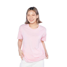 DOUBLE GOOSE เสื้อยืดคอกลม รุ่น Essential สีชมพู - DOUBLE GOOSE, แฟชั่น