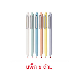 Deli ปากกาเจล หมึกน้ำเงิน 0.5 มม. No.EG338 ด้ามสีพาสเทล คละสี (แพ็ก 6 ด้าม) - Deli, Deli