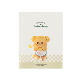 Deli แฟ้มเก็บเอกสาร 2 ด้าน 4 ช่อง ลาย Butterbear สีเขียว - Deli, แฟ้ม/แฟ้มกระเป๋า/กระเป๋าใส่เอกสาร