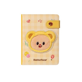 Deli สมุดโน้ตปกหนัง ปักลาย Butterbear - Deli, สินค้าใหม่เครื่องเขียน