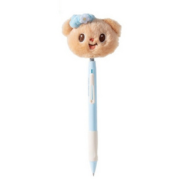 Deli ปากกาเจลหัวตุ๊กตา Butterbear 0.5 มม. (ด้ามสีฟ้า) - Deli, เครื่องเขียน