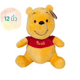 Disney LM Classic Sitting Plush ตุ๊กตาหมีพูห์ 12 นิ้ว (Pooh) - Taketoys, Winnie the Pooh