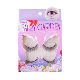 Dona ขนตาปลอม Fairy Garden รุ่น Fleur (3 คู่) - Dona, อุปกรณ์สำหรับแต่งหน้า