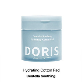 Doris โทนเนอร์แพด Centella Soothing Hydrating Cotton Pad 140 มล.(80 แผ่น) - Doris, โทนเนอร์/สเปรย์น้ำแร่