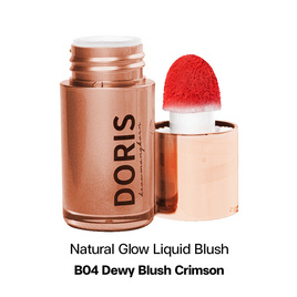 Doris บลัชออน Natural Glow Liquid Blush 5 กรัม - Doris, แก้ม