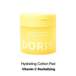 Doris โทนเนอร์แพด Vitamin C Revitalizng Hydrating Cotton Pad 140 มล.(80 แผ่น) - Doris, ดูแลผิวหน้า