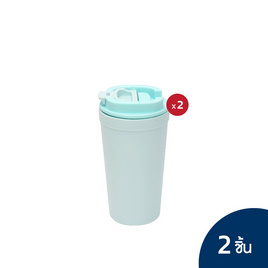 Double Lock แก้วน้ำ (600 ml.) No.1802(2) สีฟ้า - Double Lock, อุปกรณ์บนโต๊ะอาหาร