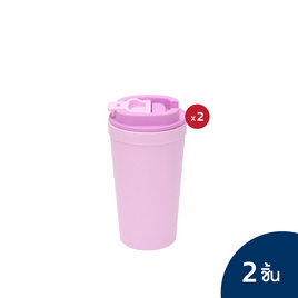 Double Lock แก้วน้ำ (600 ml.) No.1802(2) สีม่วง - Double Lock, อุปกรณ์บนโต๊ะอาหาร