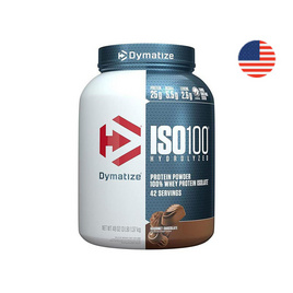 Dymatize ไอโซ100 เวย์โปรตีน 3 ปอนด์ รสกรูเม ช็อกโกแลต - Dymatize, อาหารเสริมการออกกำลังกาย