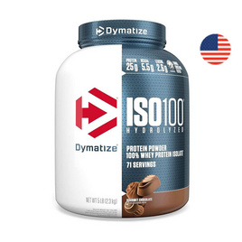 Dymatize ไอโซ100 เวย์โปรตีน 5 ปอนด์ รสกรูเม ช็อกโกแลต - Dymatize, อาหารเสริมการออกกำลังกาย