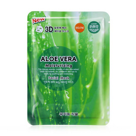 EAST SKIN แผ่นมาส์กหน้า ALOE VERA 3D FACIAL MASK 38 มล. (แพ็ก 5 ชิ้น) - East-Skin, มาส์กแผ่นและครีมพอกหน้า