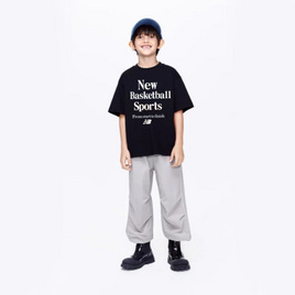 EMAS.HOUSE เสื้อยืดคอกลมเด็ก ผ้าคอตตอน New สีดำ - EMAS.HOUSE, แม่และเด็ก