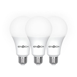 ENRICH หลอดไฟ LED 13W รุ่น Eco life (3 ชิ้น / 1 ชุด) - ENRICH, โคมไฟและหลอดไฟ