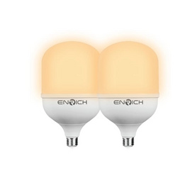 ENRICH หลอดไฟ LED 25W E27 รุ่น Lucky (2 ชิ้น / 1 ชุด) - ENRICH, โคมไฟและหลอดไฟ