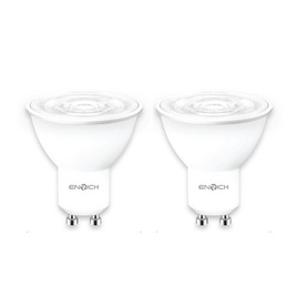 ENRICH หลอดไฟ LED MR16 7W รุ่น TULIP 220V GU10 (2 ชิ้น / 1 ชุด) - ENRICH, โคมไฟและหลอดไฟ