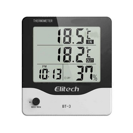 Elitech BT-3 LCD เครื่องวัดอุณหภูมิ และความชื้นแบบดิจิทัล - Elitech, Elitech