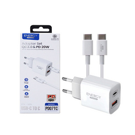 Energy Premium ชุดชาร์จ Type C to C PD07-TC - Energy Premium, อุปกรณ์สำหรับโทรศัพท์