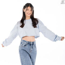 Expo ครอปแขนยาวคอกลม Over Size - Expo, Winter Fashion ไอเท็มรับหน้าหนาว