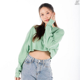 Expo ครอปแขนยาวคอกลม Over Size - Expo, Winter Fashion ไอเท็มรับหน้าหนาว