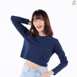 Expo ครอปแขนยาวคอกลม Regular - Expo