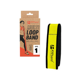 FITband ยางยืดออกกำลังกาย 9 ห่วง ระดับ 1 สีเหลือง - Fitband, สุขภาพ ออกกำลังกาย