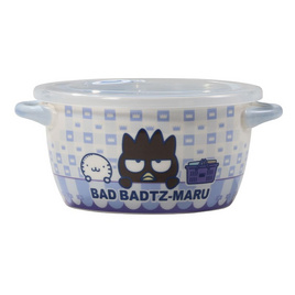 FOFO ชาม 2 หู พร้อมฝาปิด Bad Badtz Maru ขนาด 6 นิ้ว - #N/A, อุปกรณ์บนโต๊ะอาหาร