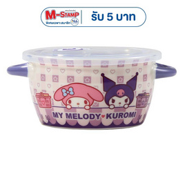 FOFO ชาม 2 หู พร้อมฝาปิด My Melody&Kuromi ขนาด 6 นิ้ว - FOFO, My Melody & Kuromi
