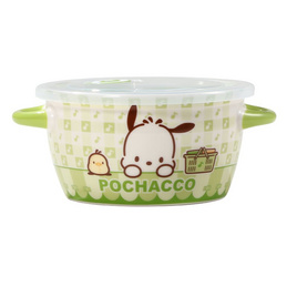 FOFO ชาม 2 หู พร้อมฝาปิด Pochacco ขนาด 6 นิ้ว - #N/A, อุปกรณ์บนโต๊ะอาหาร