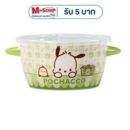 FOFO ชาม 2 หู พร้อมฝาปิด Pochacco ขนาด 6 นิ้ว - FOFO, บ้านและสวน