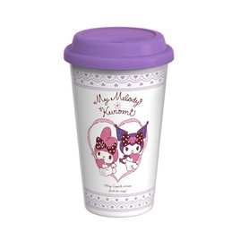 FOFO แก้วทรงสูงฝาซิลิโคน รุ่น CT-U11-KM03-1 My Melody&Kuromi ขนาด 450 มล. - FOFO, ห้องครัวและอุปกรณ์